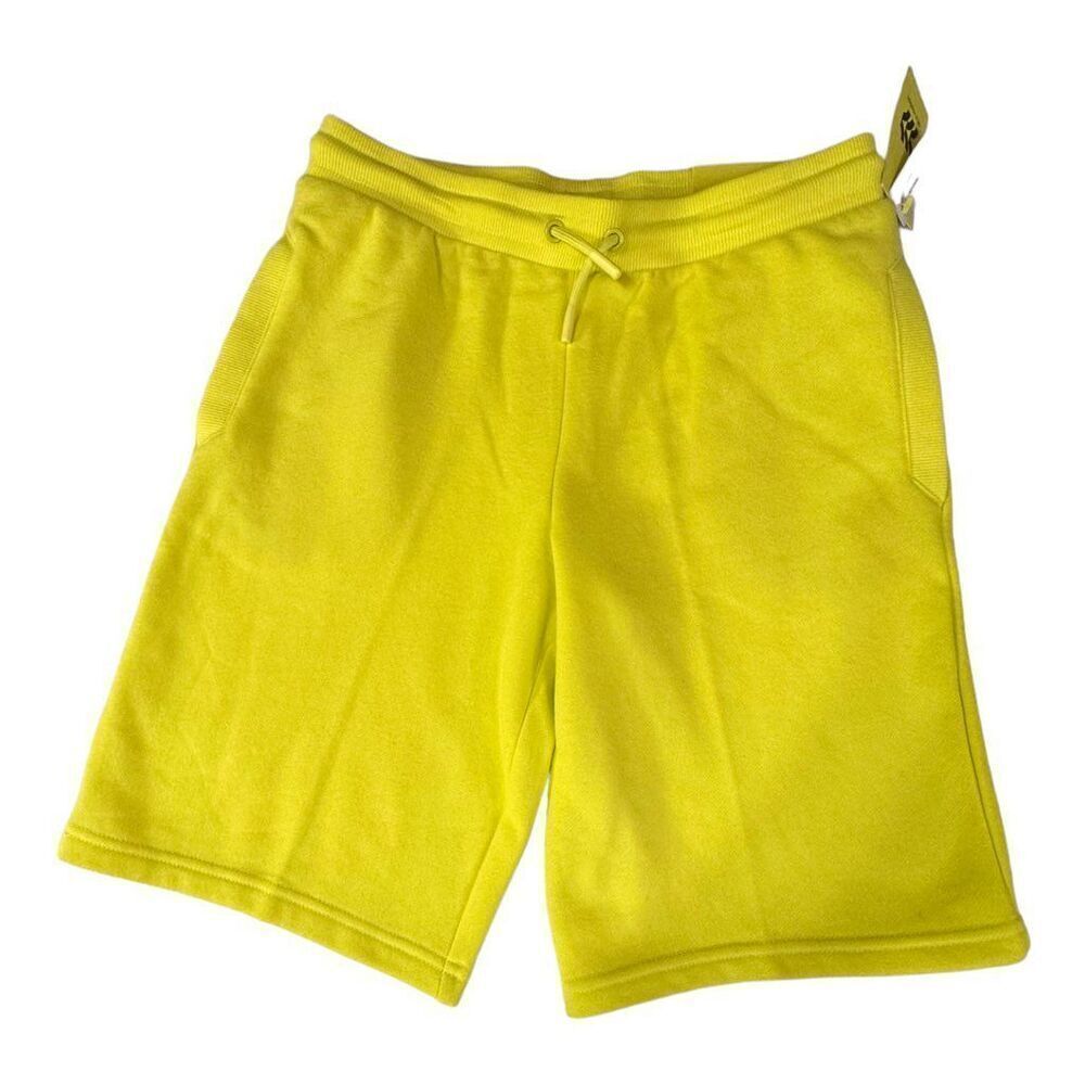 NWT All in Motion Youth Boys Girls Unisex Shorts Size 16 Yellow Lounge Athletic
